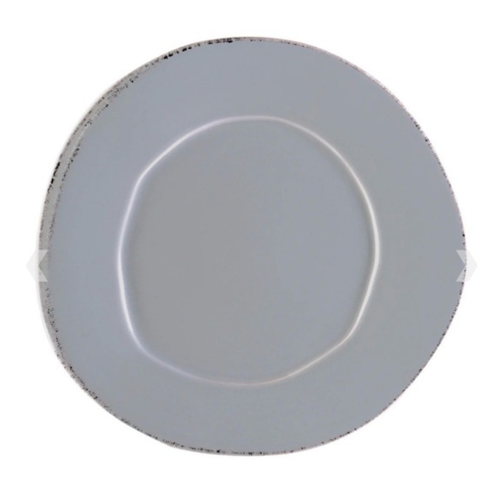 Vietri Lastra Gray Dinner Plate 12",‎ new LAS-2800G